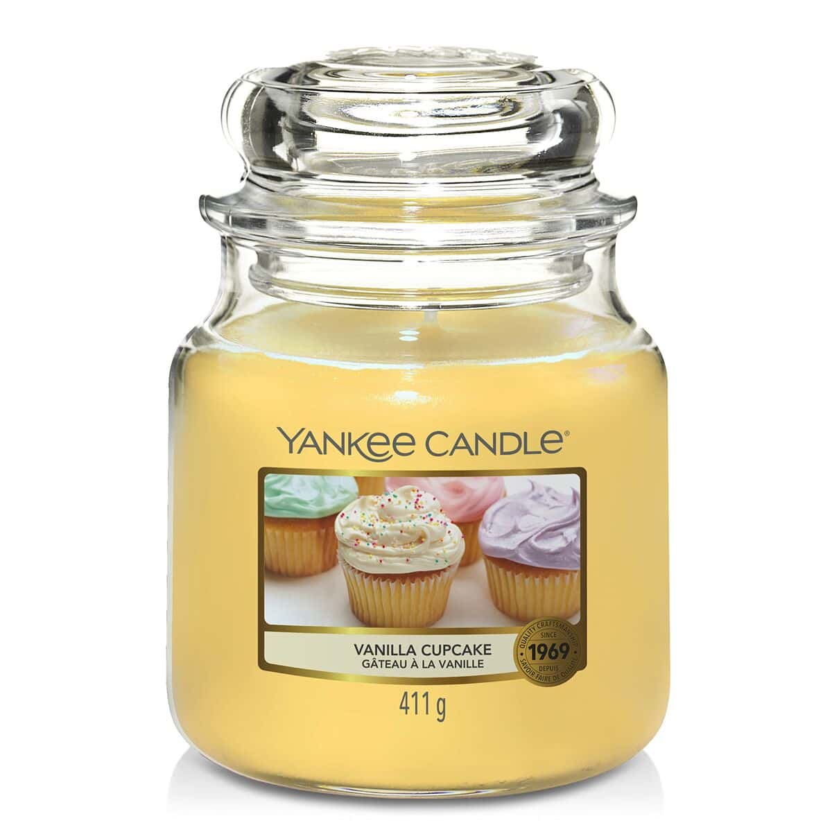 Bougie Parfumée Yankee Candle Vanille Cupcake 411g